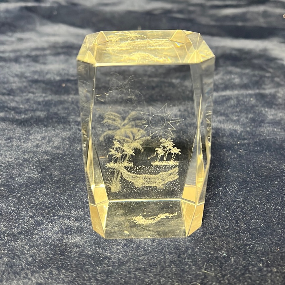 Palm Tree Alligator Paperweight